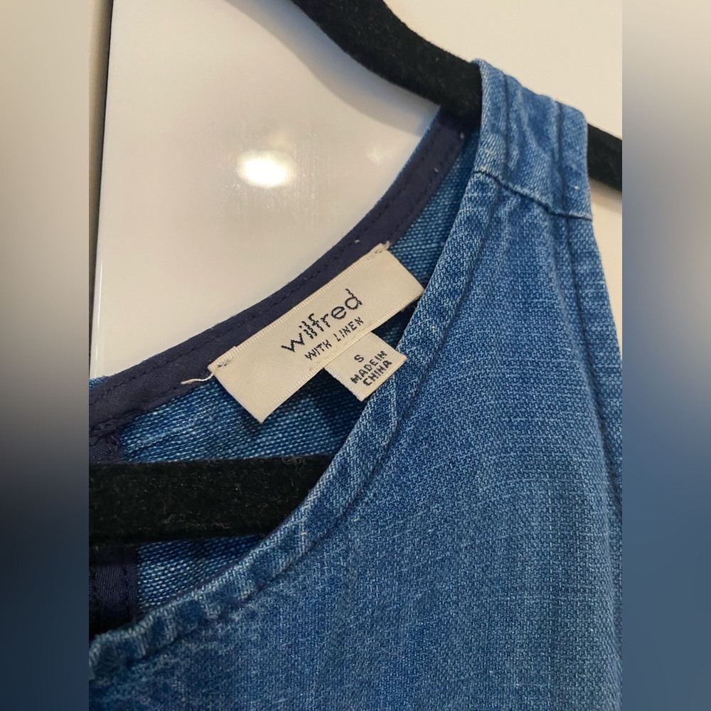 Aritzia Blue Denim Dress - Picture 3 of 3